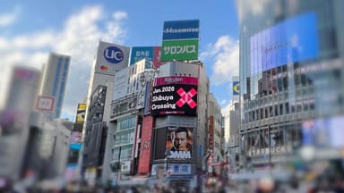 Rakuten at Shibuya Crossings / The Once Times