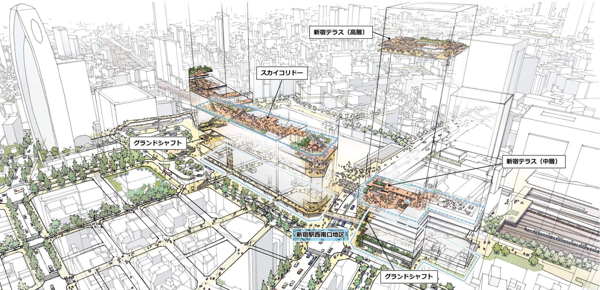 Future of Shinjuku Station (Subject to Change) / Shinjuku City