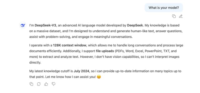 Conversation with DeepSeek v3.1