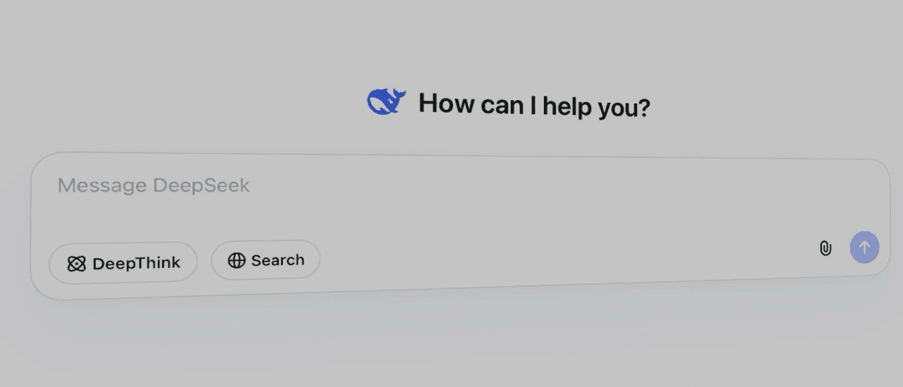 Screenshot of DeepSeek chat.