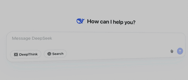 Screenshot of DeepSeek chat.