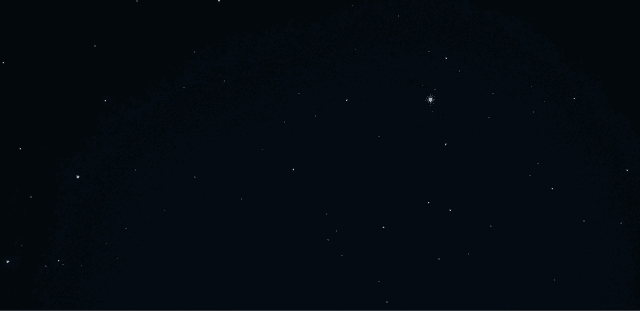 The stars in the sky reflect the beauty of reality.
