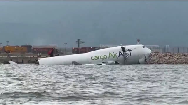 The scene after the accident.